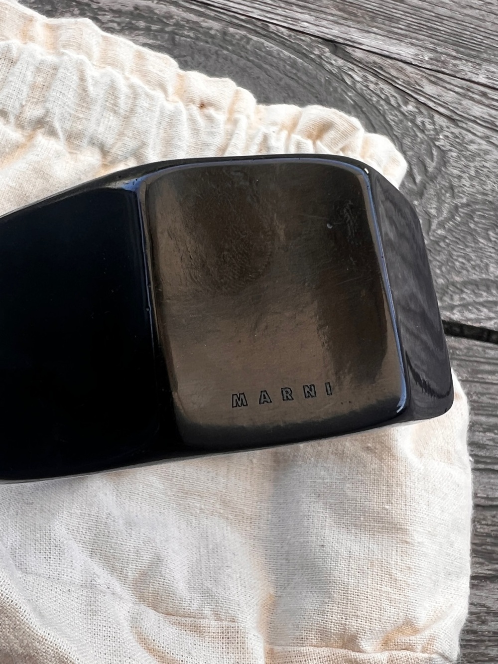 Marni Resin Hex Bangle Bracelet